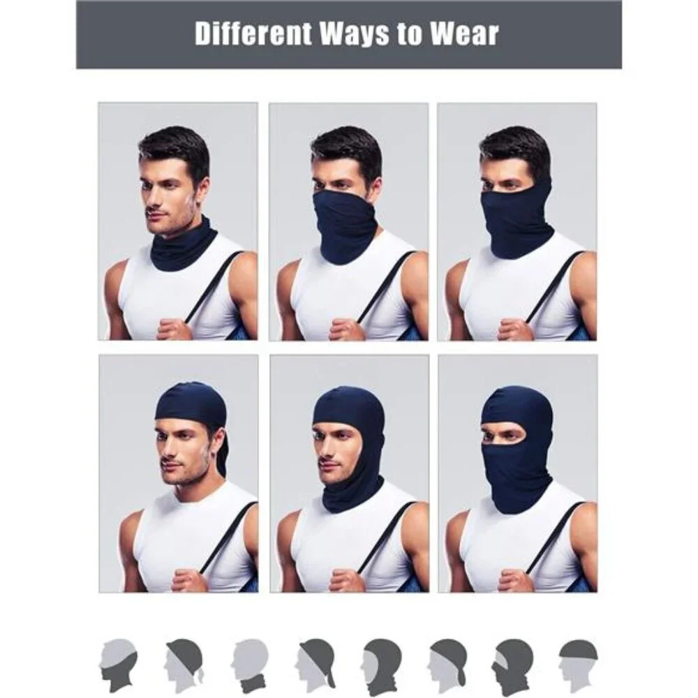 9 Pcs Ski Mask for Men Full Face Cover UV Sun Protection Cooling